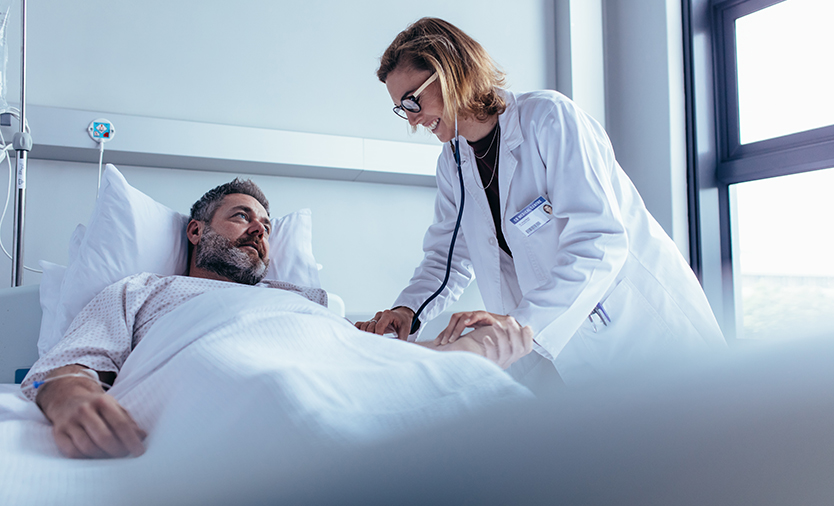 doctor with patient
